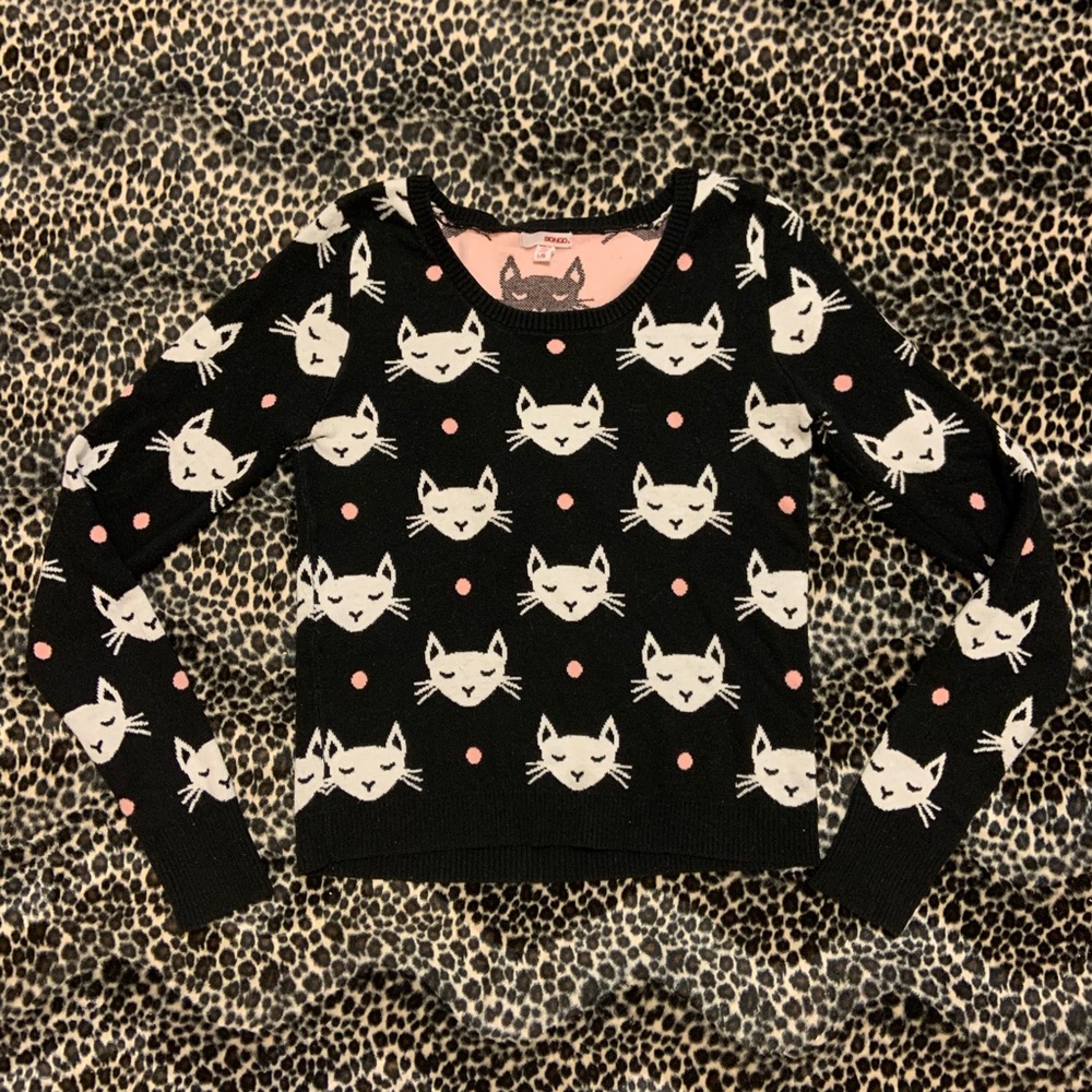 😽Cropped Kitty Sweater😽